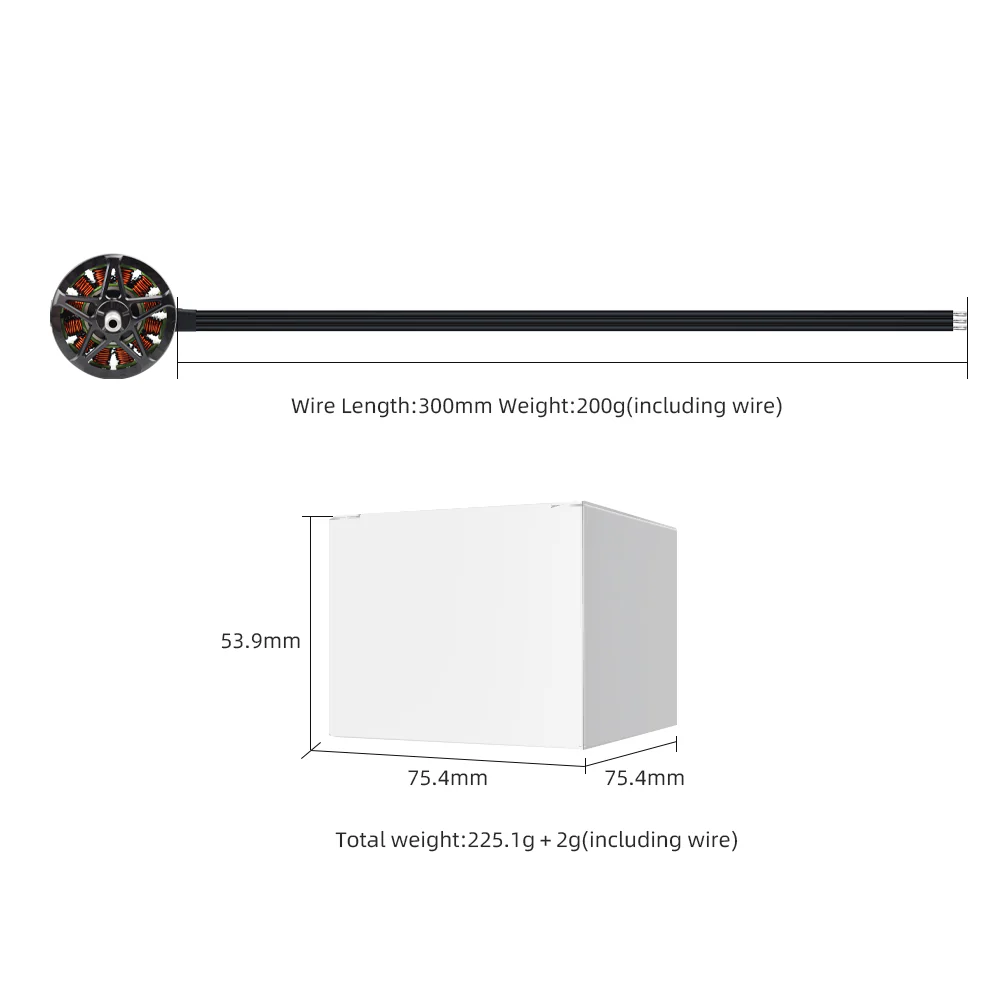 HGLRC MY 4215 400KV 6-8S Brushless Motor - Image 5