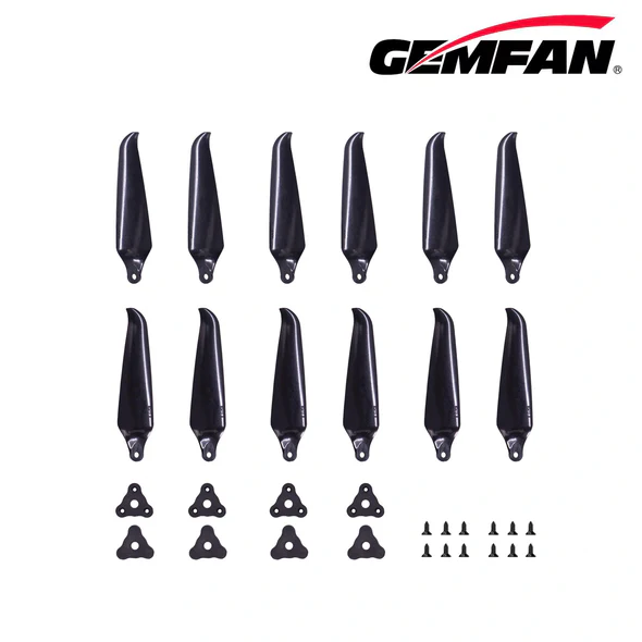 GemFan F8041 Folding 8-Inch Propeller 3 Blade (Black) - Image 5