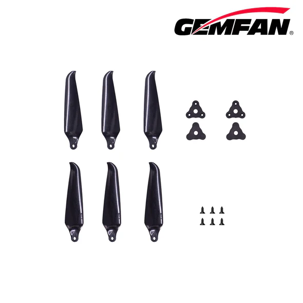 GemFan F8041 Folding 8-Inch Propeller 3 Blade (Black) - Image 3