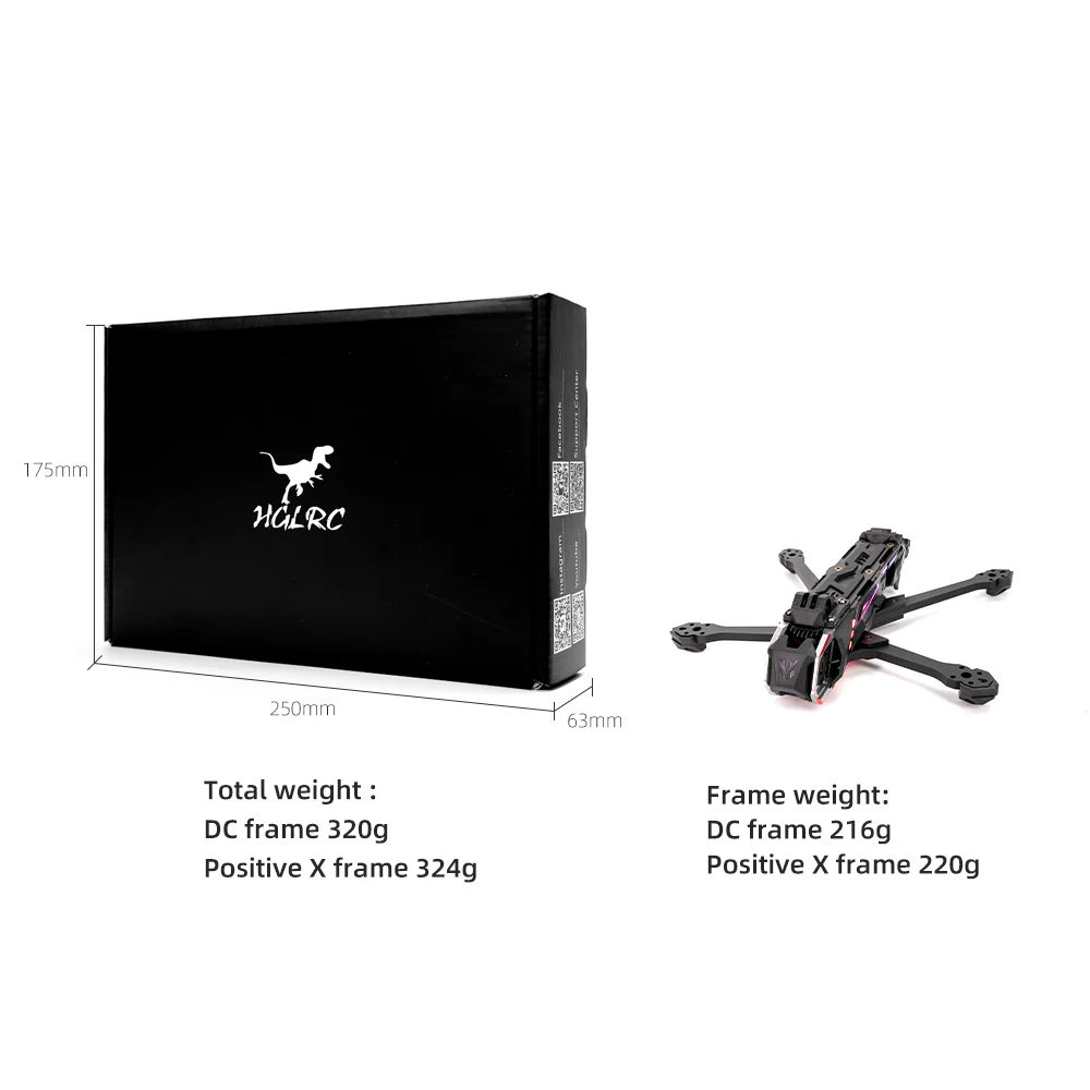 HGLRC Nblade MAX 5 inch DC Cinematic FPV Frame - Image 4