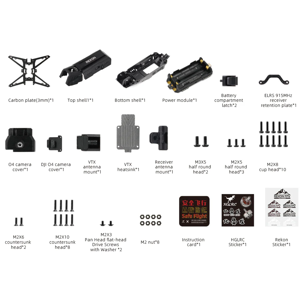 HGLRC Rekon35 V2 Frame - Image 9