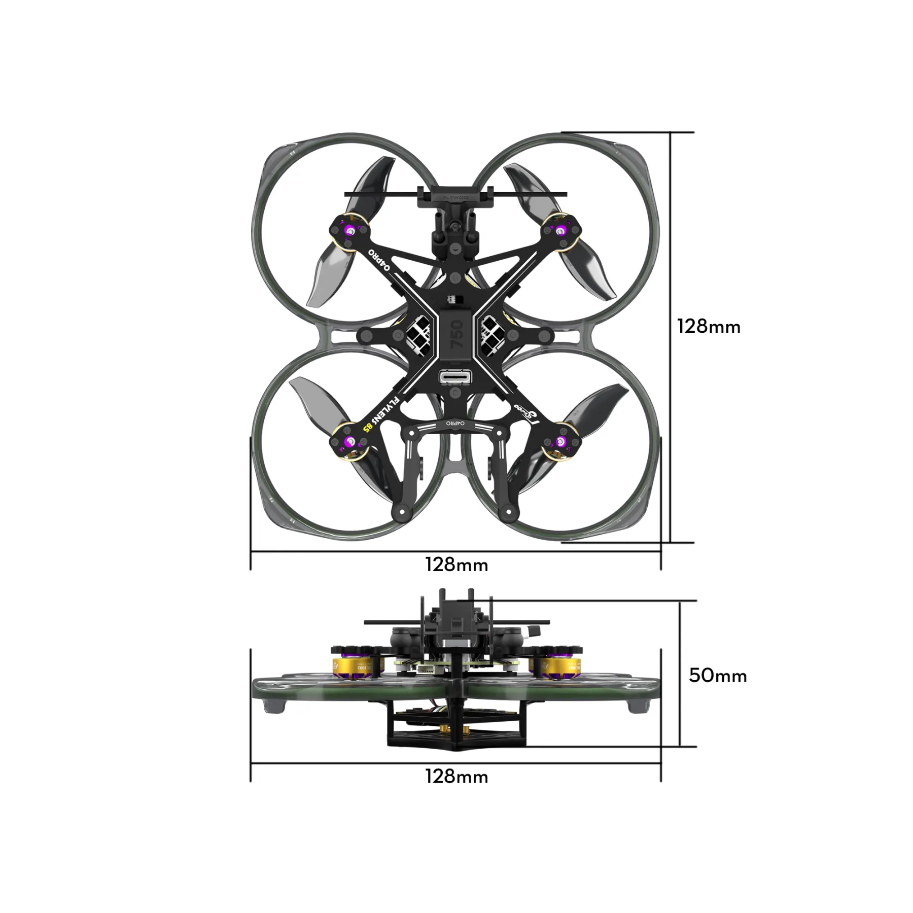 Flywoo Flylens 85 DJI O4 Wide 2S Whoop ELRS - Image 6